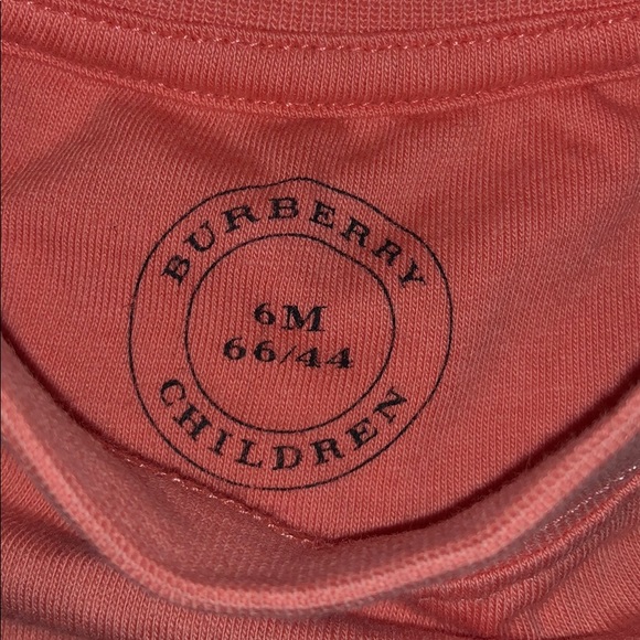 Burberry Unisex Shirt 6 Months - Picture 3 of 4
